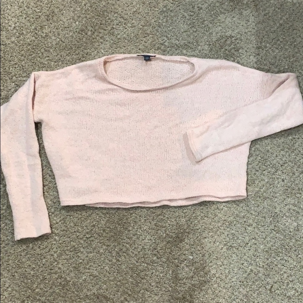 American eagle cropped sweater